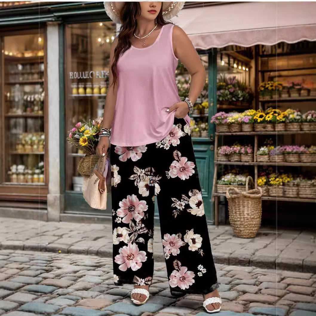 Wide Leg Pants Suit