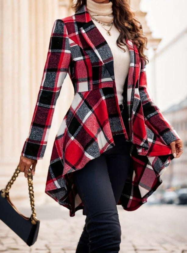 Plaid Pattern Jacket