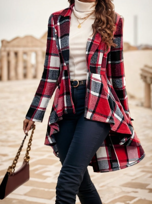 Plaid Pattern Jacket