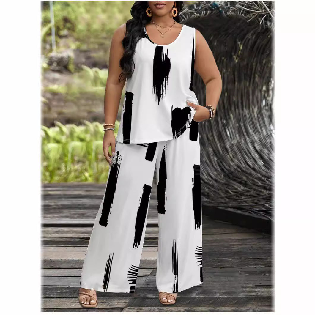 Wide Leg Pants Suit