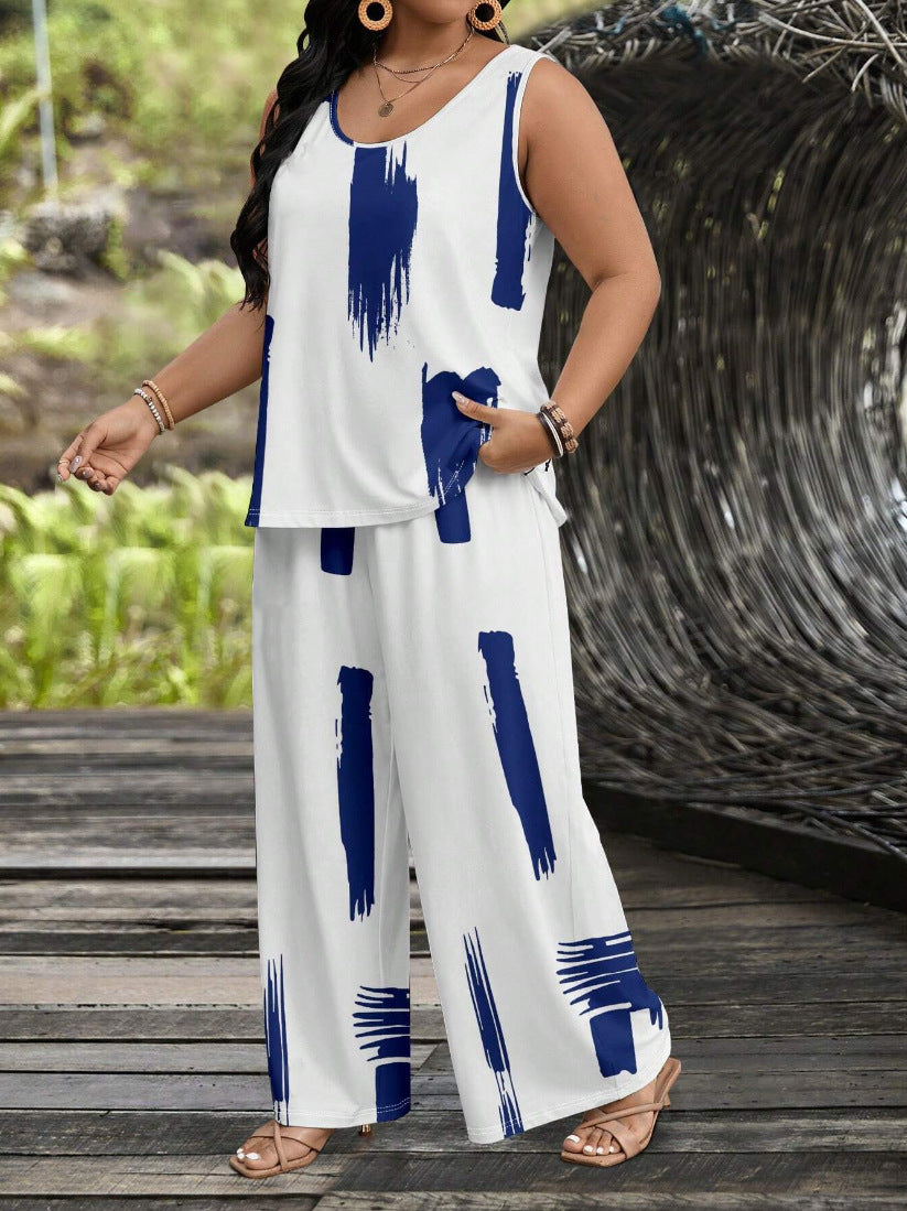 Wide Leg Pants Suit