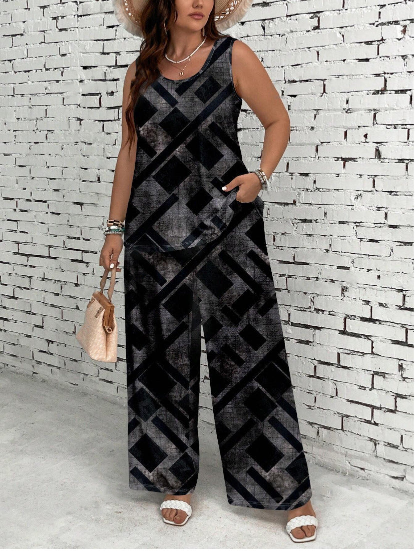 Wide Leg Pants Suit