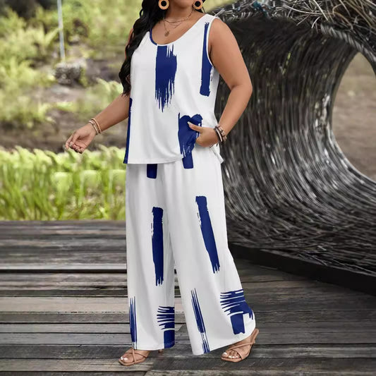 Wide Leg Pants Suit