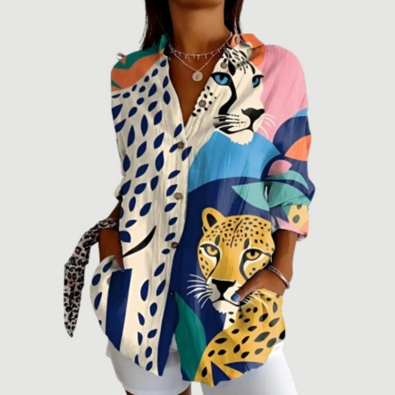 Pattern Printed 3D Shirt