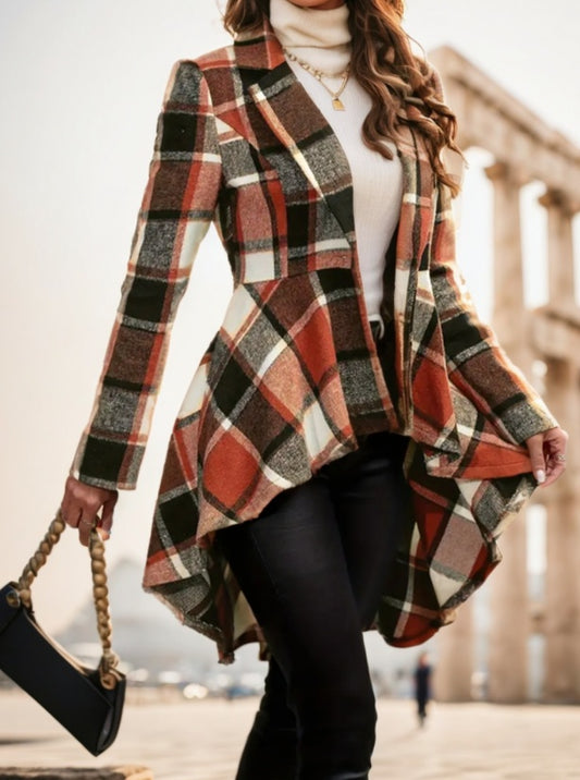 Plaid Pattern Jacket